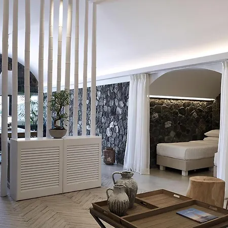 Relaxing & Ambient Santorini 2 Bedrooms Cave Stone Vila Karterados (Santorini)