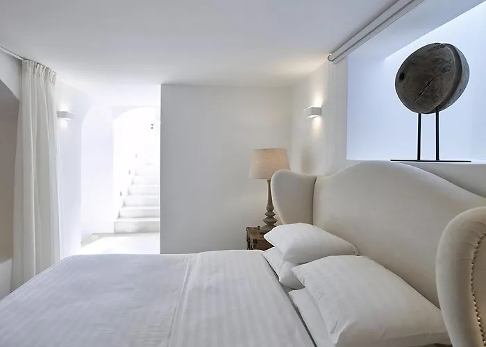 Relaxing & Ambient Santorini 2 Bedrooms Cave Stone *