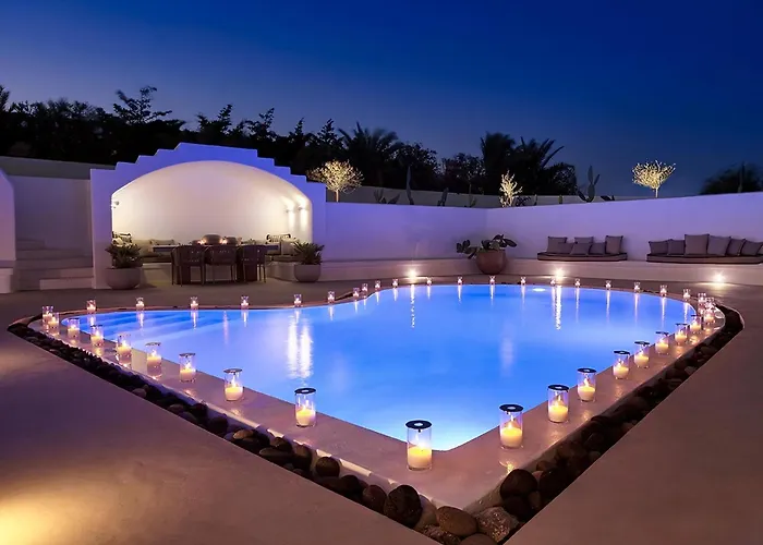 Relaxing & Ambient Santorini 2 Bedrooms Cave Stone Karterados (Santorini)